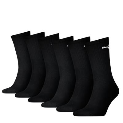 Socken PUMA "PUMA MAINLINE UNISEX CREW PROMO", Damen, Gr. 39-42, schwarz, Obermaterial: 72% Baumwolle, 26% Polyester, 1% Elasthan, 1% Polyamid, Socken Socken