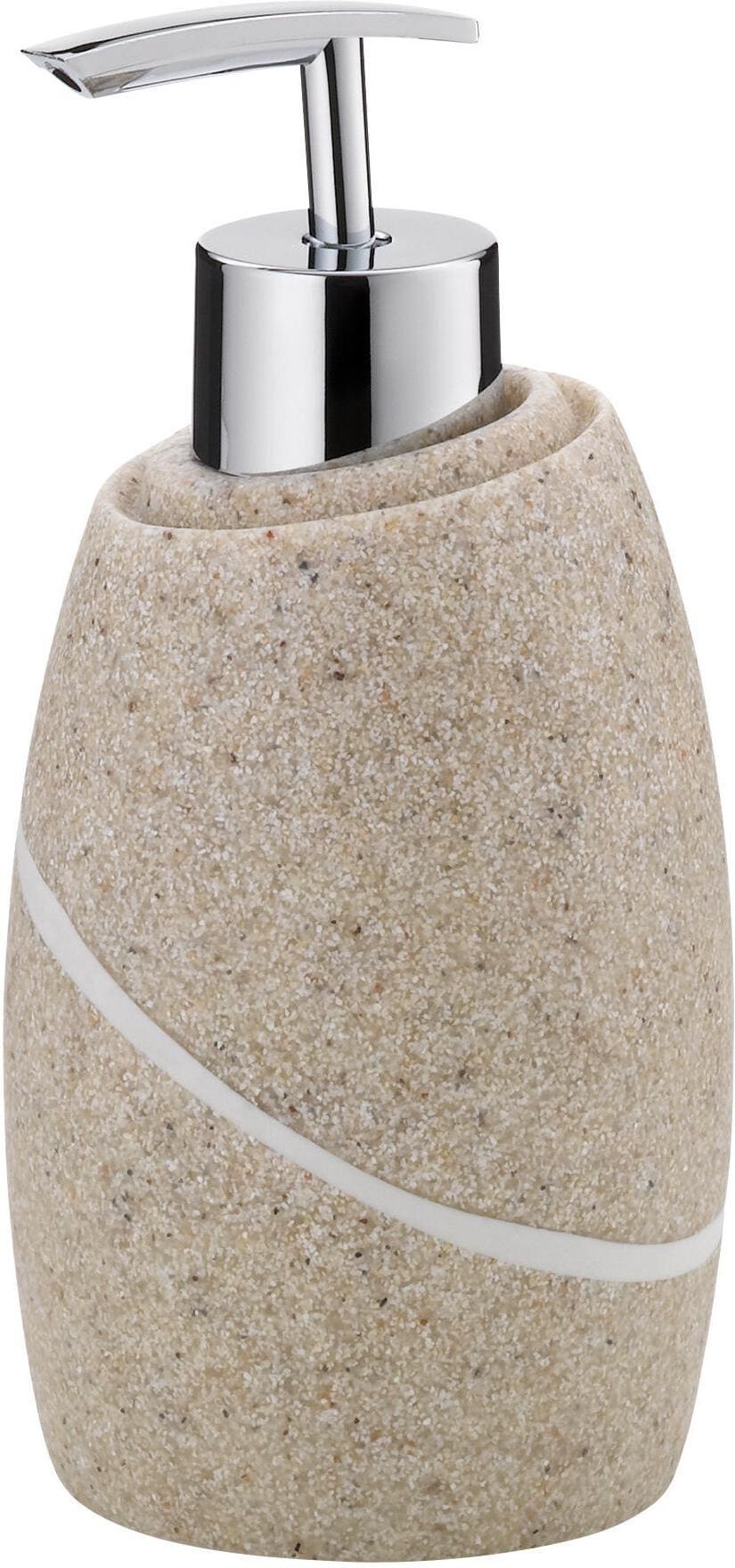 Seifenspender KELA "Seifenspender Talus beige", beige (natur), H:16cm, Dosierspender, Seifenspender natur B/H/T: 16cm
