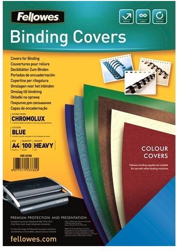 Fellowes Binding Covers A4, Blå