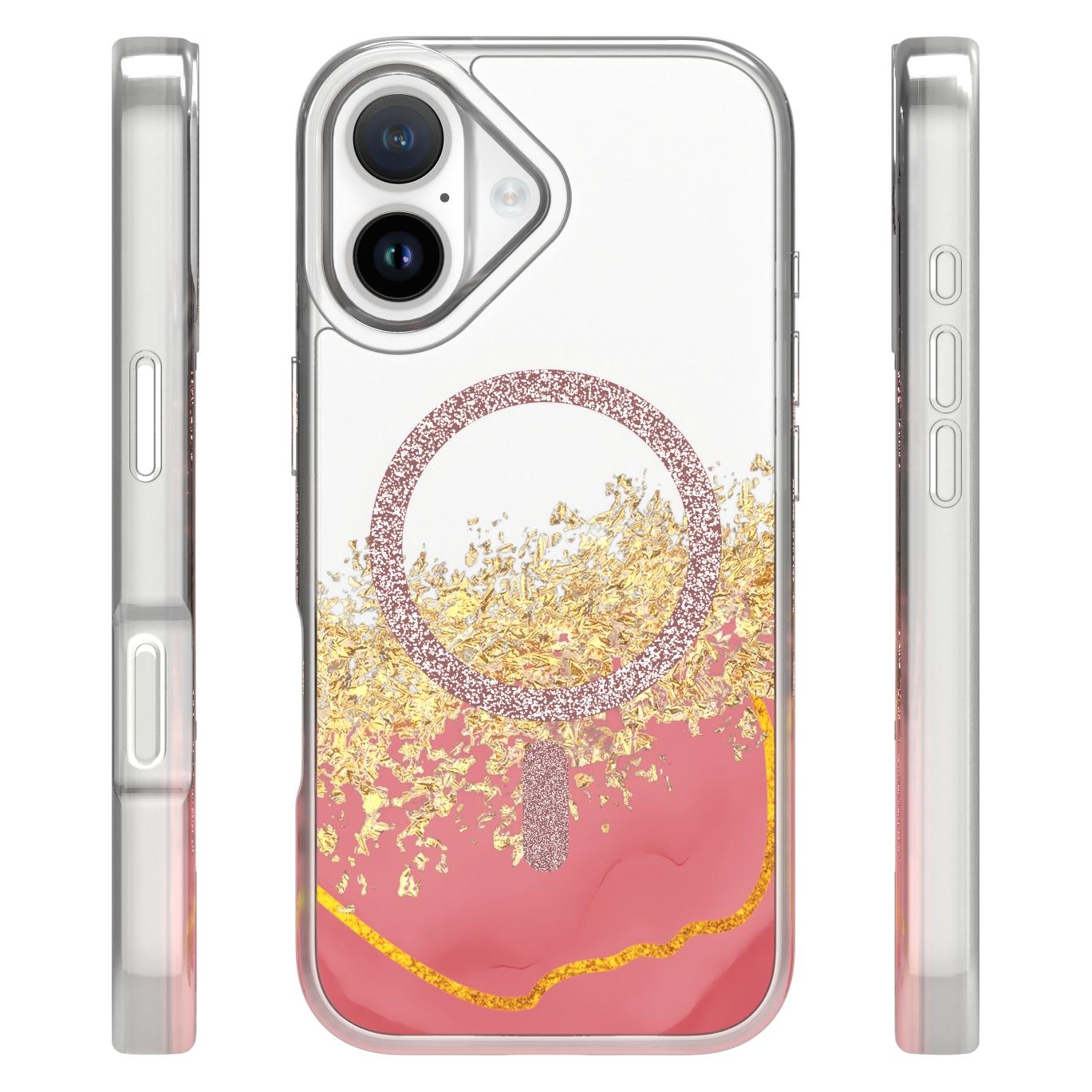 OEM Epoxy Mag case for iPhone 16 6,1" pink (Apple iPhone 16) (GSM274821)