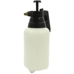 IWH, Sprühflasche, Drucksprüher, Fassungsvermögen: 1,0 Liter Kunststoffbehälter, flexibel einstellbare Messingdüse (1 l)