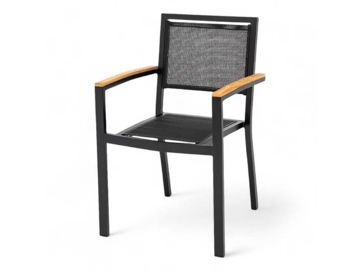 Fauteuil de terrasse ANTIBES - Noir