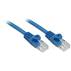 LINDY 48173 RJ45 Patchkabel CAT 6 U/UTP 2.00 m Blau vergoldete Steckkontakte 1 St.