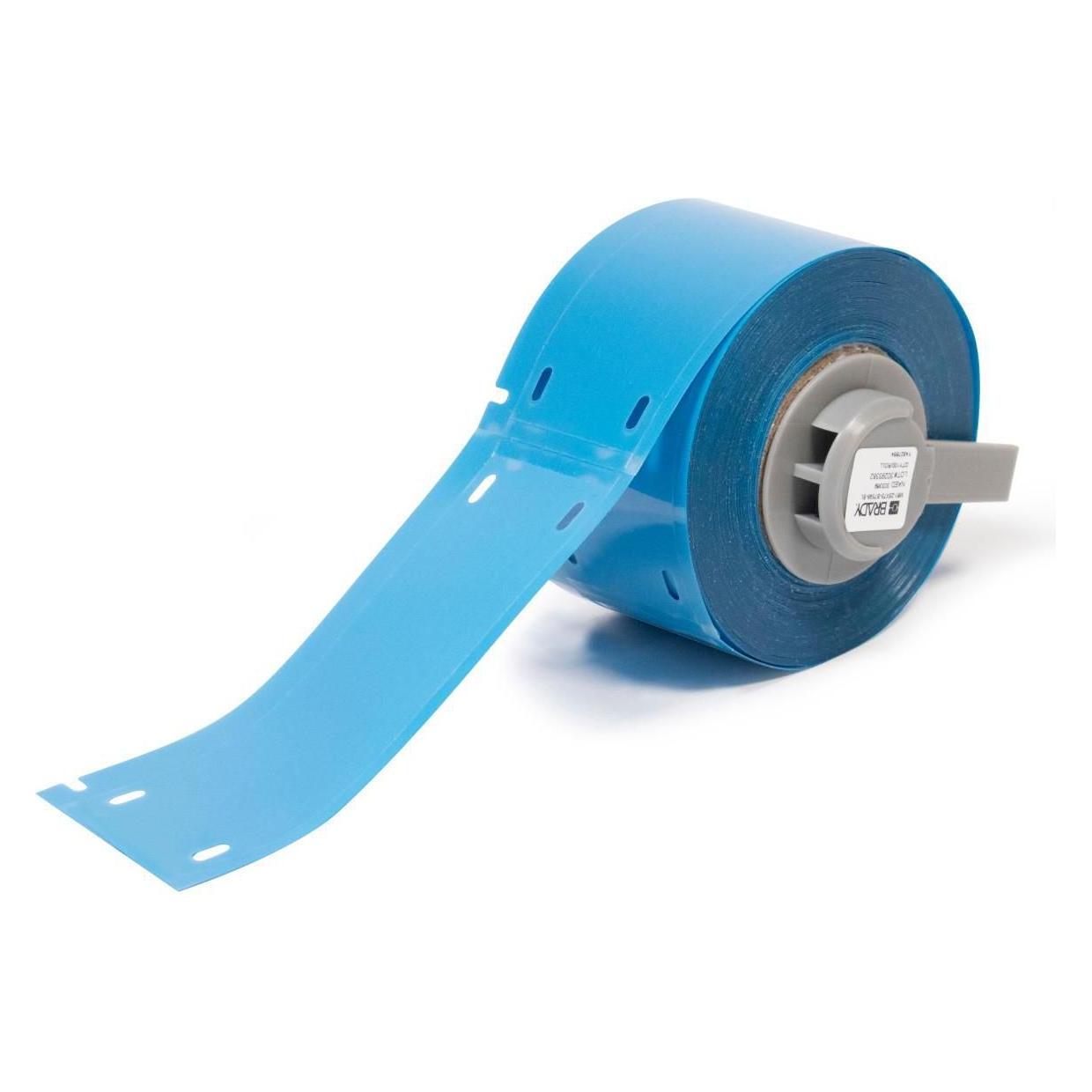 Brady M6-25x75-B7598-BL, Kabelanhänger, Polyester, Blau, glänzend, 25.00 x 75.00 mm, nicht klebend (M6-25X75-B7598-BL)