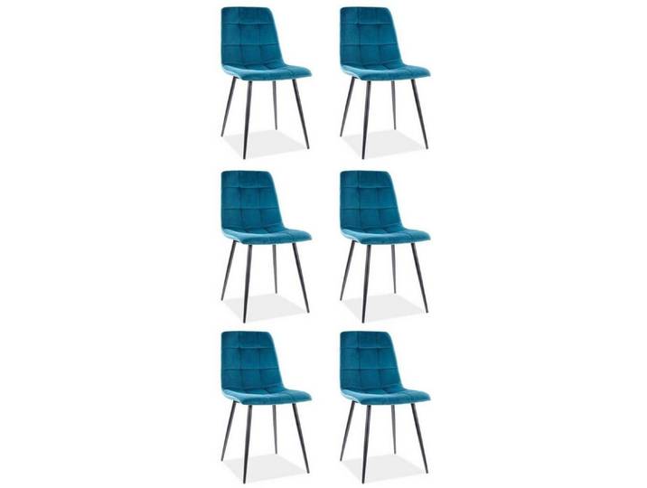 Feldmann-Wohnen Esszimmerstuhl Mila (6 St), türkis 6er Set