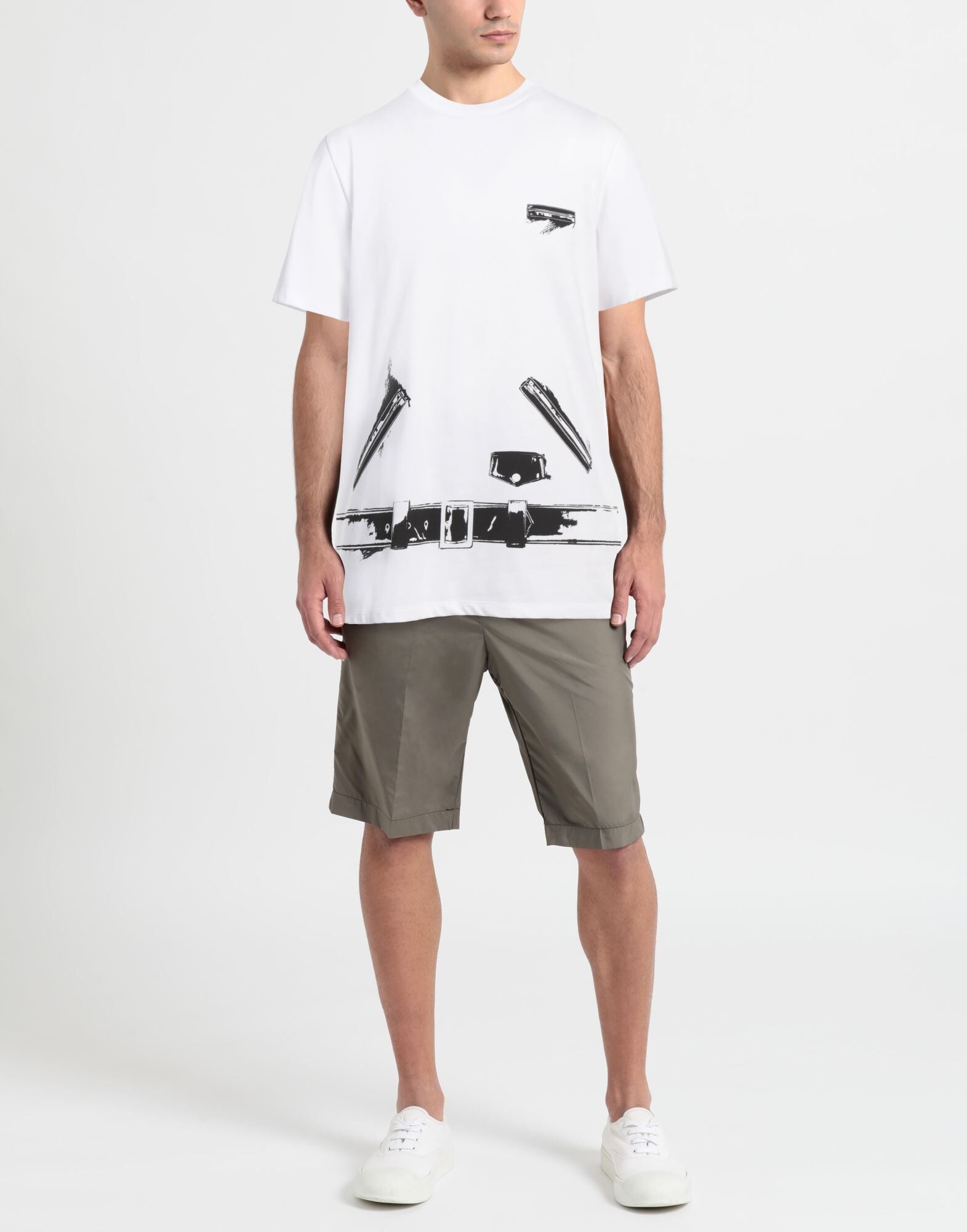 We11 Done Camiseta Hombre Blanco XS Hombre