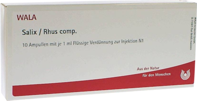 WALA Heilmittel GmbH SALIX/RHUS comp.Ampullen 10X1 ml 01752050