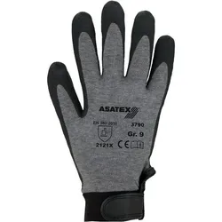 Asatex, Schutzhandschuhe, Handschuhe Grösse 9 grau EN 388 PSA-Kategorie II (9)