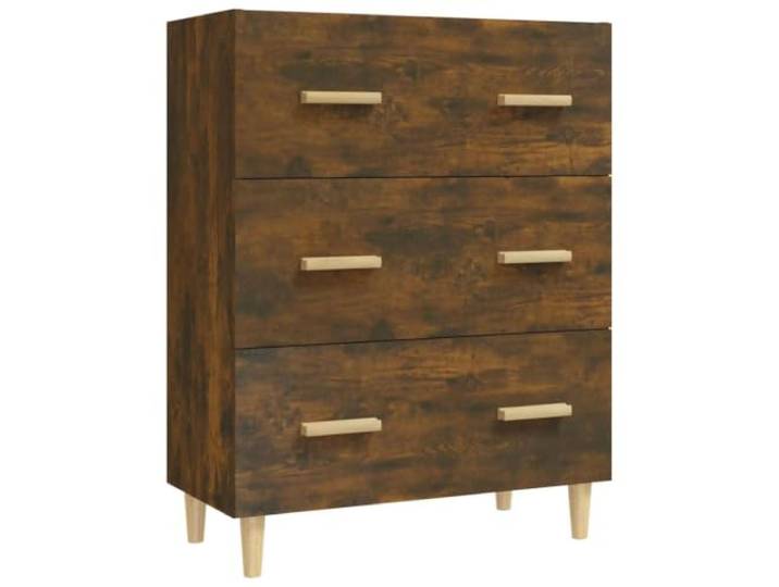 Kaorsrow Sideboard Räuchereiche 70x34x90 cm Holzwerkstoff 3 Schubladen Kompakter Beistellschrank mit 3 geräumigen Schubladen für Flur, Wohnzimmer und Schlafzimmer in edler Optik.
