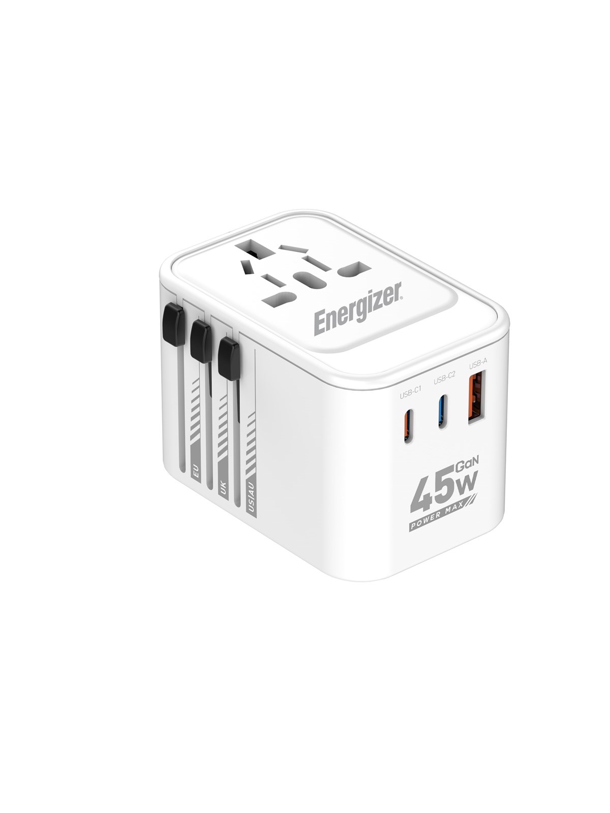 Energizer Globales Reiseladegerät - 45W - PD (2xUSB-C + USB-A)