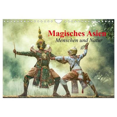 Magisches Asien. Menschen und Natur (Wandkalender 2027 DIN A4 quer), CALVENDO Monatskalender