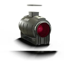Vortice Schallgedämmter Rohrlüfter Lineo 200 Quiet Schwarz 95