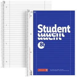 Brunnen Collegeblock »Student« liniert weiß