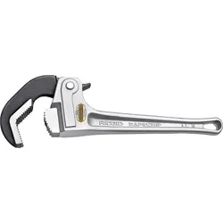 Rohrzange RapidGrip, Spannweite max. DN80 (3'') Aluminium, Länge 18'' 450mm für Einhandbedienung