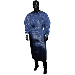 Ampri Med-Comfort Vlies Einweg-Besucherkittel medium Größe L-XL dunkelblau