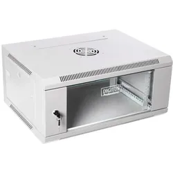 Digitus DN-W19 06U/450 Wallmount (6 HE, 19 Zoll Rack), Serverschrank, Grau