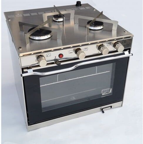 Techimpex Cucina a 3 fuochi Ventura con forno