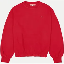 Sweater mit Garcia Textdruck Rot L