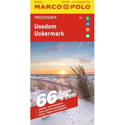 MARCO POLO Freizeitkarte 9 Usedom, Uckermark 1:100.000, Sonstige von , MairDuMont, 978-3-8297-4400-3