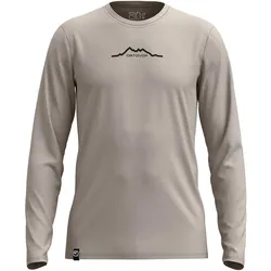 Ortovox, Herren, Funktionsshirt, 150 COOL MOUNTAIN (L), Beige, Grau