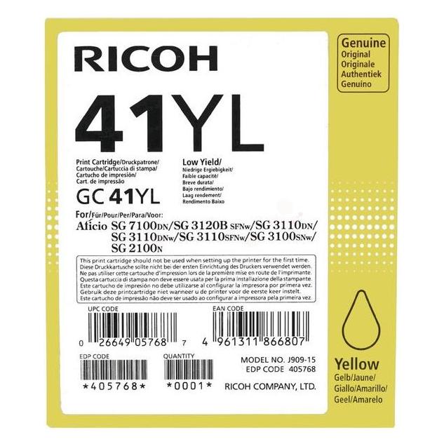 Ricoh Gc 41yl (Y) (405768)