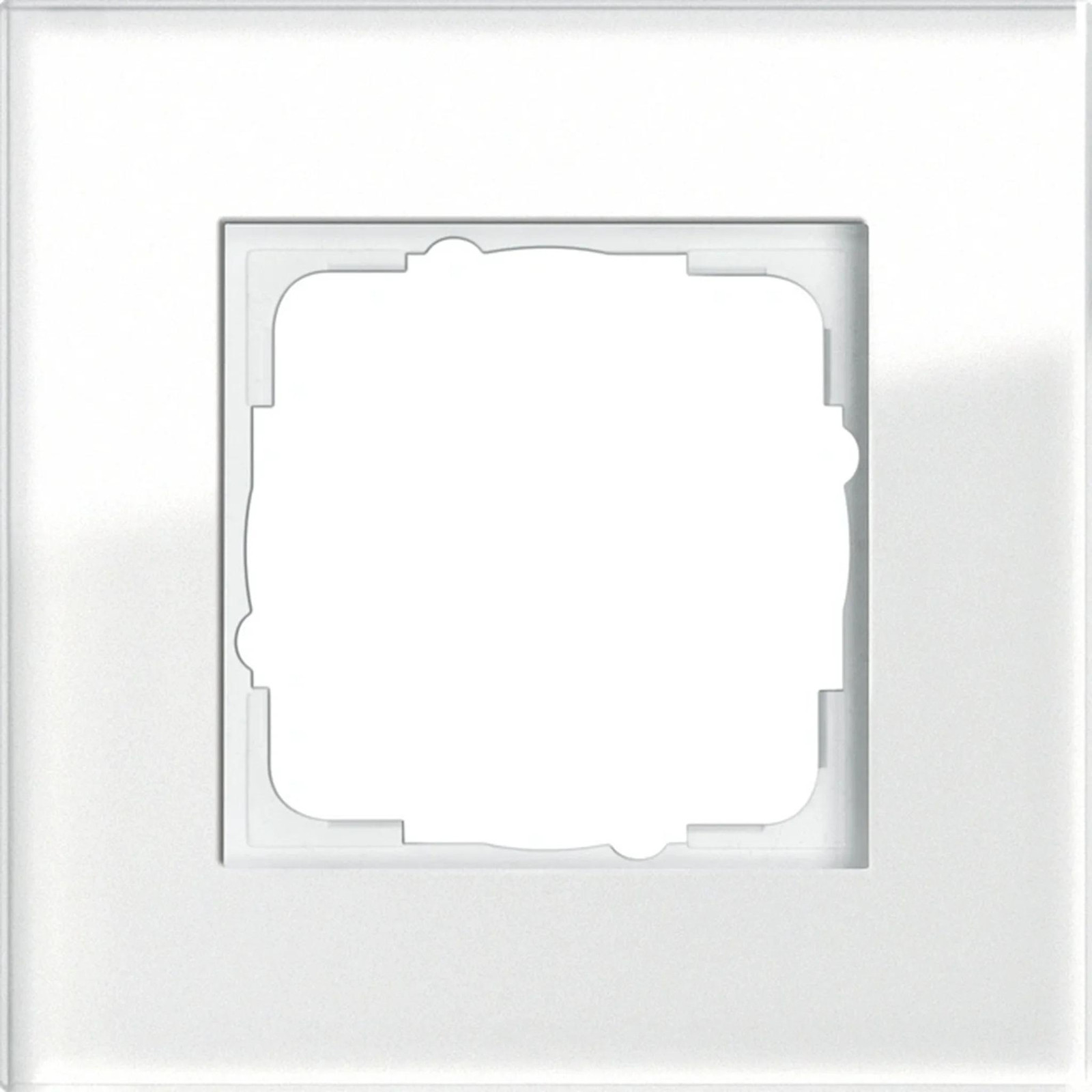 Gira Frame 1-voudig Esprit glas wit 021112