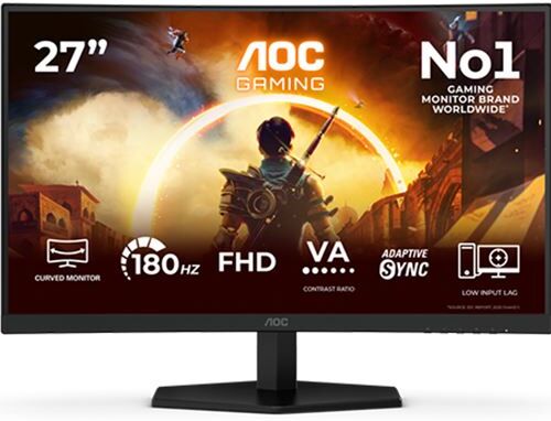Monitor Gaming Curvo AOC C27G42FE   27''   180 Hz   Full HD