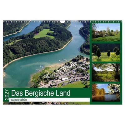 Das Bergische Land - wunderschön (Wandkalender 2027 DIN A3 quer), CALVENDO Monatskalender