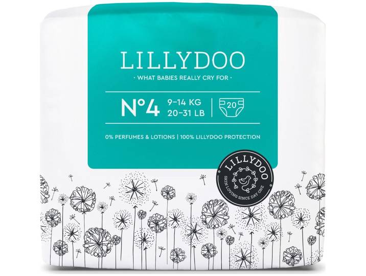 Lillydoo Windeln Maxi Grösse 4 9-14kg 25 Stück