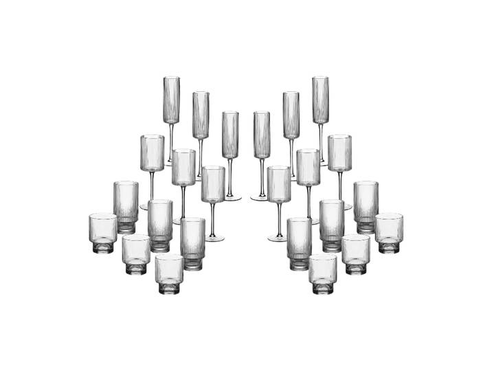 BJÖRN Set de verres complet LINJE - 24 pièces