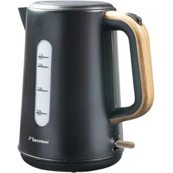 Bestron Wasserkocher, Wasserkocher, Schwarz