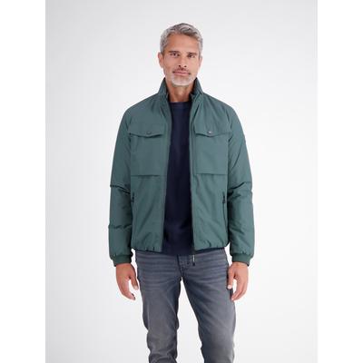 Blouson LERROS "Leicht wattierter Blouson mit hochschließendem Kragen", Herren, Gr. S, grün (cedar grün), 100% Polyester, Jacken Blouson