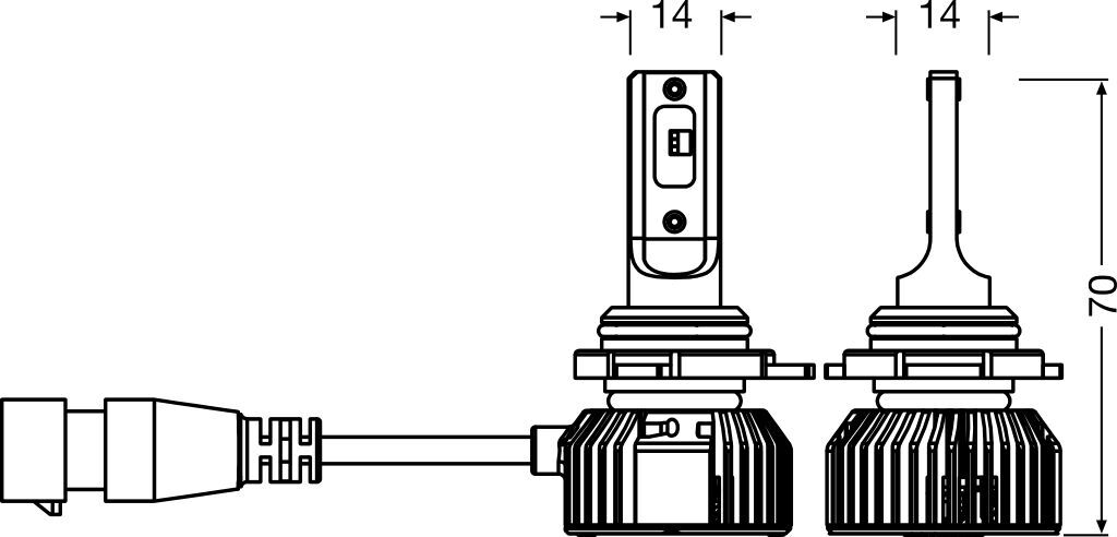 Osram Glühlampe, Hauptscheinwerfer 9012dwnbsm-2hb
