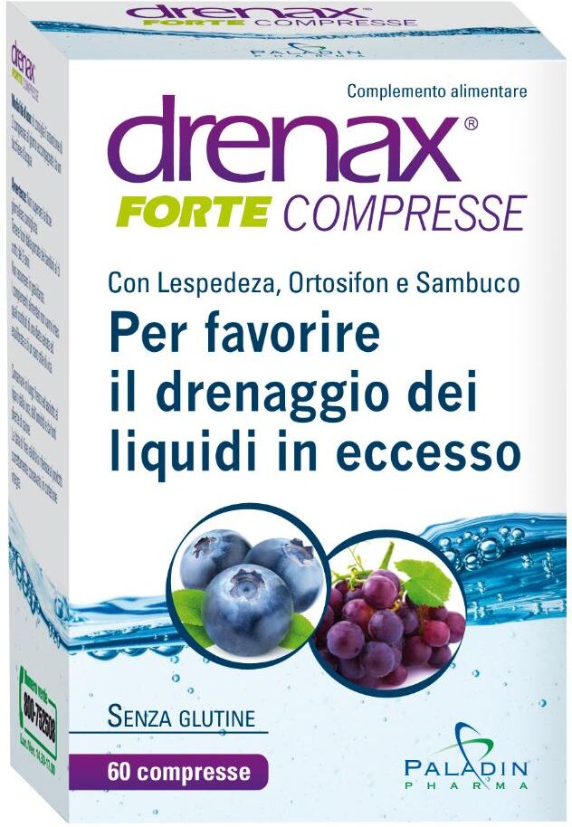 PALADIN PHARMA SpA Paladin Pharma, Drenax Forte Mirtillo, 60 Compresse