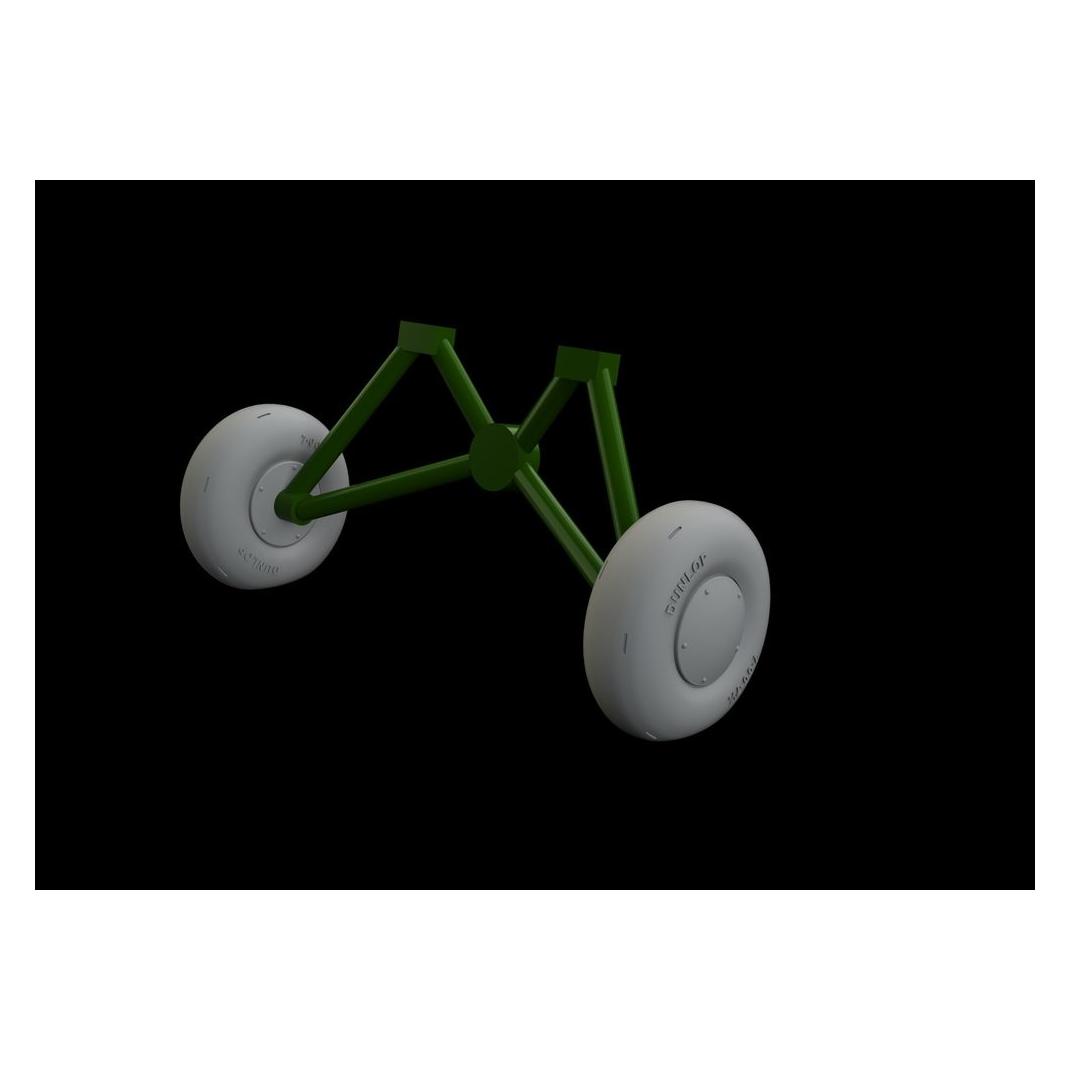 Eduard Tiger Moth wheels for Airfix (648556)