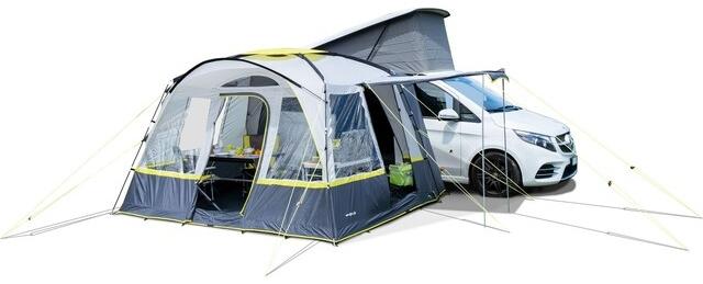 Brunner Rambler, Camping, Festrahmen, Tunnelzelt, 9,1 m², 12,8 kg, Grün, Grau, Weiß