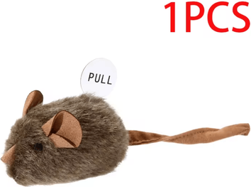Inspire Curations TinyPounce Plush Mouse Cat Chew Toy 1pcs