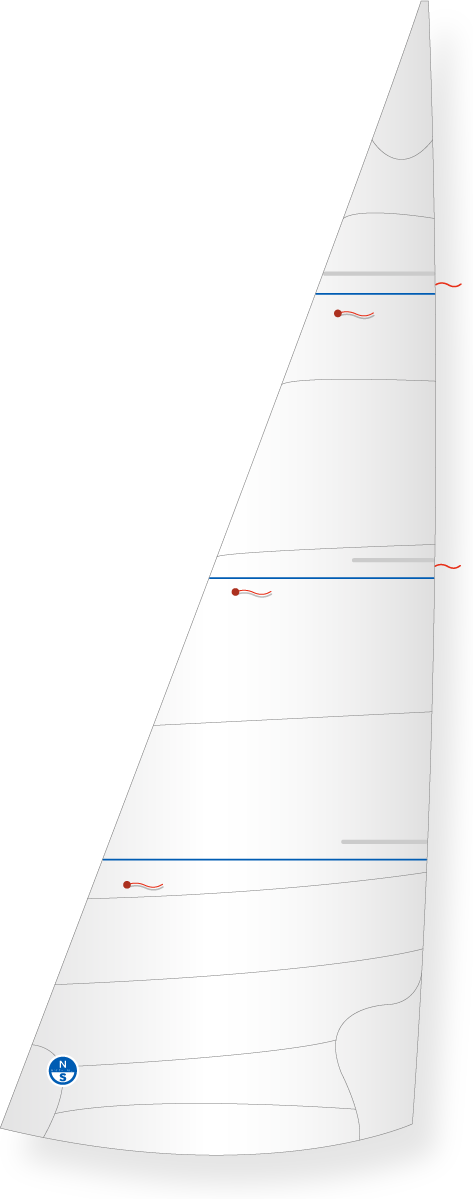 North Sails BB-10 BJP-4 JIB White
