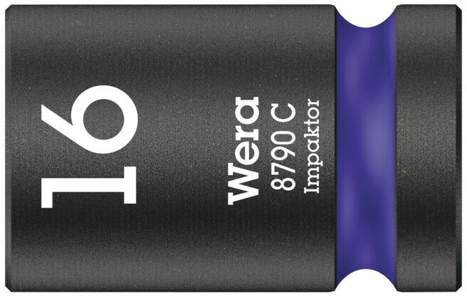 Douille Wera 8790 C percuteur 1/2 pouce, 16 x 38 mm (05004573001)