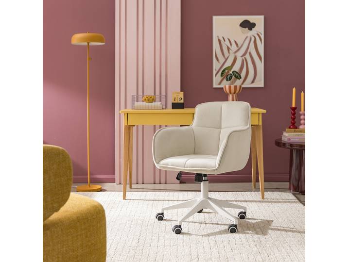 Bürodrehstuhl BAGALAY 60 x 80 x 62cm Grau