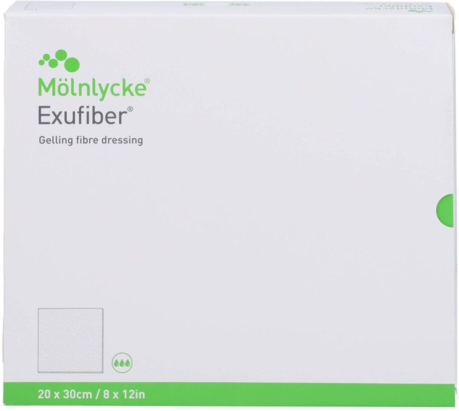 Exufiber 20x30 cm Gel-faserverband