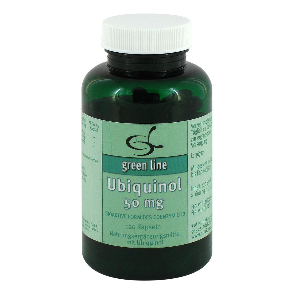 11 A Nutritheke GmbH Green Line Ubiquinol 50 mg Kapseln 09899746
