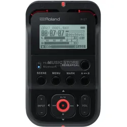 Roland R-07 (Handheld), Audiorecorder, Schwarz