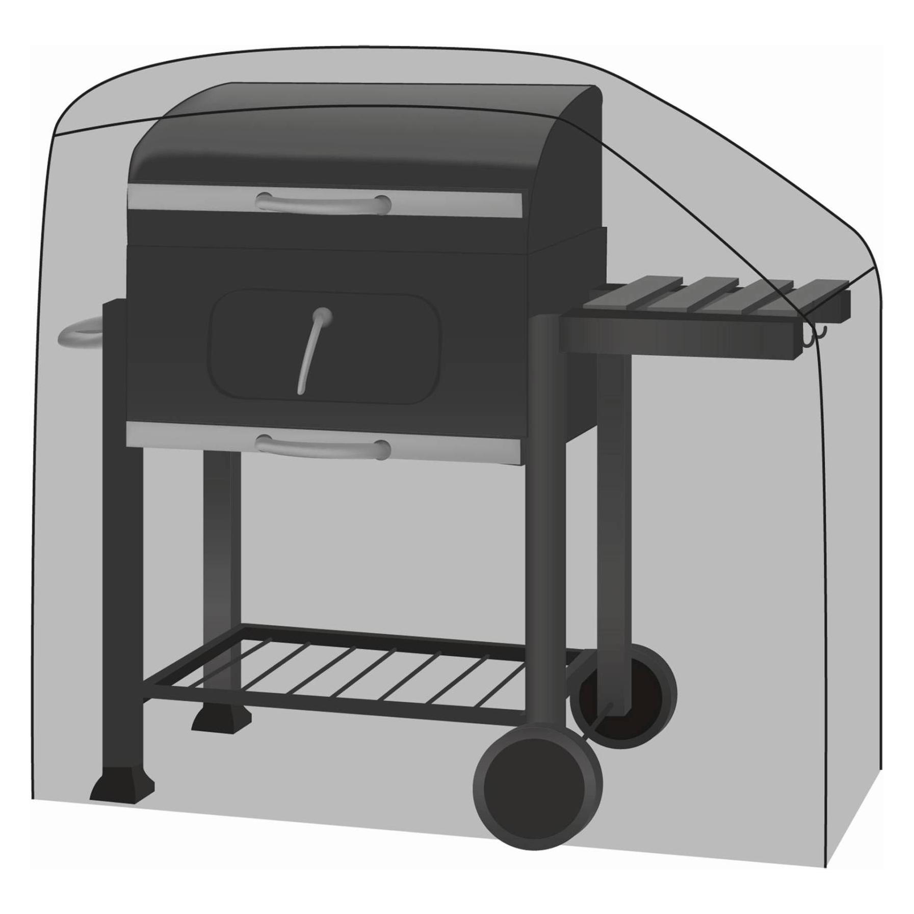 Acamp Premium-Schutzhülle für Gasgrill in schwarz ca. 136x43x101cm (981842)
