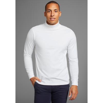 Rollkragenshirt BRUNO BANANI, Herren, Gr. XXL (60/62), weiß, Obermaterial: 100% Baumwolle, unifarben, Basic, normal, Shirts, auch zum Unterziehen
