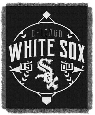 The Northwest Group, LLC MLB 019 White Sox Ace Jacquard Throw