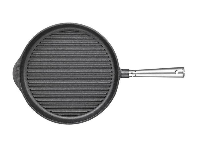 Skeppshult Grillpfanne 0028 mit Stahlgriff 28 cm, Gusseisen (1-tlg)