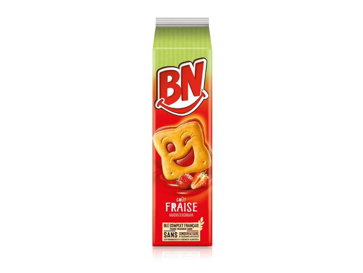BN Biscuits Fourrés Goût Fraise Paquet de 16 Pièces 285 g