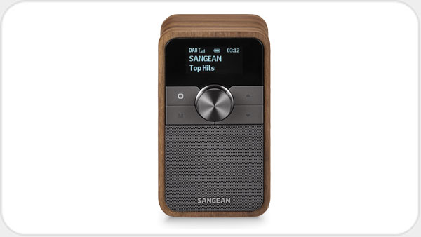 Sangean DDR-8 DAB+ UKW-RDS Bluetooth Radio mit Holzgehäuse *weiss* SG99828