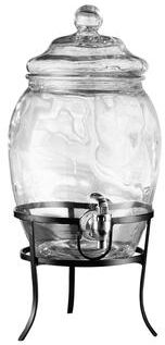 StyleSetter Fortuna Beverage Dispenser 2 Gal W/Metal Stand